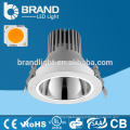 Vente en gros ajustable 9W Dimmable COB Round LED plafonnier, Dimmable COB LED Downlight